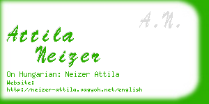 attila neizer business card